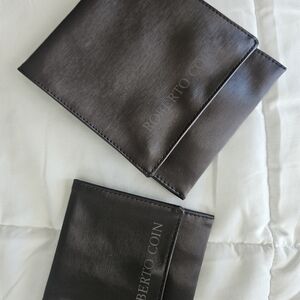 Roberto Coin Brown Travel Cases For Necklace/Rings/Earrings